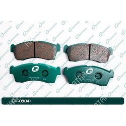 G-BRAKE Тормозные колодки, комплект