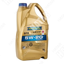 RAVENOL Масло моторное sfe 5w-20 5л синтетика+пао