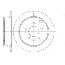 G-BRAKE Диск тормозной вентилируемый g-brake
