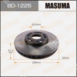 MASUMA Диск тормозной masuma front markii/ gx90, 10#, jzx9#, 10# уп.2