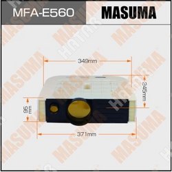MASUMA Воздушный фильтр a0734 masuma lhd audi q7 / volkswagen touareg 15- 1/10