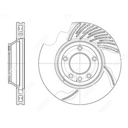 G-BRAKE Диск тормозной вентилируемый g-brake