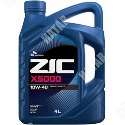 ZIC Zic x5000 10w40 ci-4/sl acea e7 e5, e3 /jaso dh-1 4л дизель, п/синт. 1/4