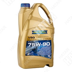 RAVENOL Масло трансмиссионное vsg 75w-90 4л синтетика