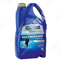 RAVENOL Масло моторное 4л outboard 2t минеральное