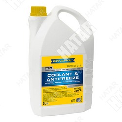 RAVENOL Антифриз ttc premix 5л готовый, жёлтый