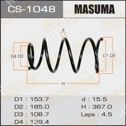 MASUMA Пружина подвески masuma front highlander hv/ mhu23