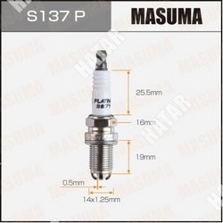 MASUMA Свеча зажигания masuma platinum bkr6equp
