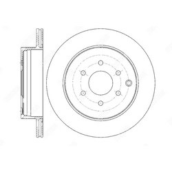 G-BRAKE Диск тормозной вентилируемый g-brake