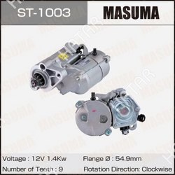MASUMA Стартер masuma, toyota / 5vzfe 12v/1.4kw