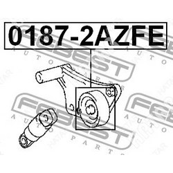 FEBEST Ролик натяжной toyota camry acv3#/mcv3# 2001-2006