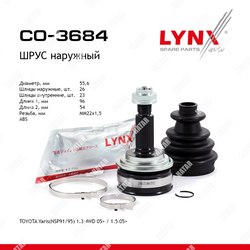 LYNXAUTO Шрус наружный перед правлев