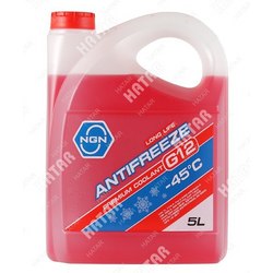 NGN Антифриз, готовый раствор g12 -45 красный 5л