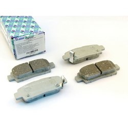 TRUSTAUTO Дисковые тормозные колодки ta;