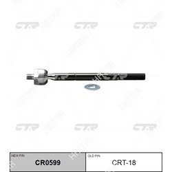 CTR Crt-18 тяга рулевая перед правлев