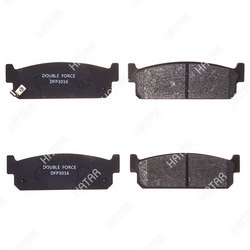 DOUBLE FORCE Колодки тормозные дисковые