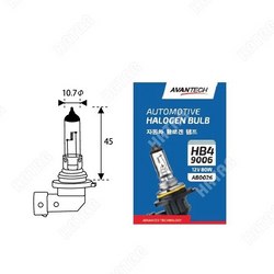 AVANTECH Лампа головного света 9006 hb4 12v 80w