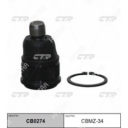 CTR Cbmz-17 опора шаровая перед правлев