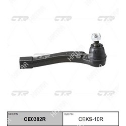 CTR Наконечник рулевой тяги правый ssangyong actyon 06-, kyron 05- старый арт. ceks-10r