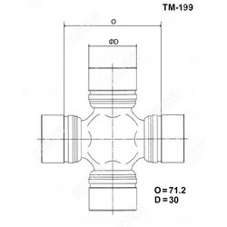 TOYO Крестовина карданного вала