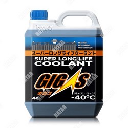 GIGAS Super long life coolant -40 blue, синий, 4л