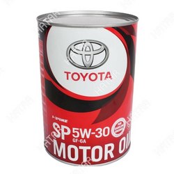 TOYOTA Масло моторное toyota 5w30, синтетическое, api sp, ilsac gf-6a, для бензинового двигателя, 1л,