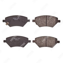 DOUBLE FORCE Колодки тормозные дисковые