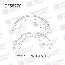 DOUBLE FORCE Колодки тормозные барабанные