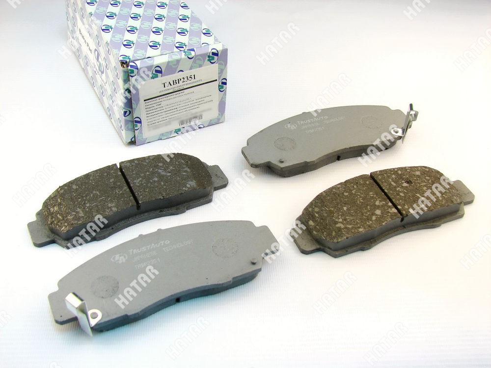 TRUSTAUTO Дисковые тормозные колодки ta; TABP2351