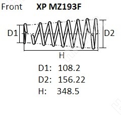 NHK Пружина подвески XPMZ193F