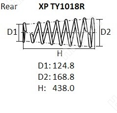 NHK Пружина подвески XPTY1018R