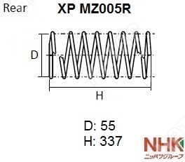 NHK Пружина подвески XPMZ005R