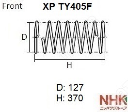 NHK Пружина подвески XPTY405F