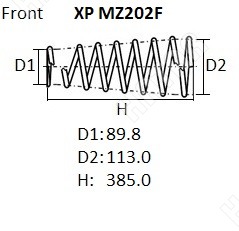 NHK Пружина подвески XPMZ202F