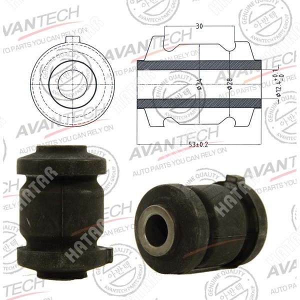 AVANTECH Сайлентблок переднего нижнего рычага передний ASB4121