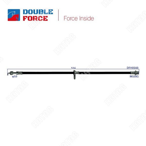 DOUBLE FORCE Шланг тормозной DFH0160