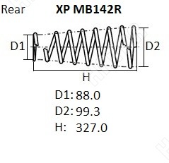 NHK Пружина подвески XPMB142R