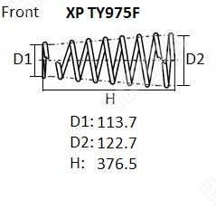 NHK Пружина подвески XPTY975F