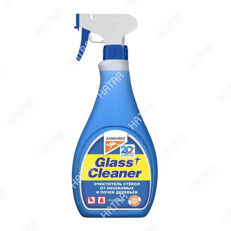 KANGAROO Glass cleaner - очиститель стекол 500ml 320126