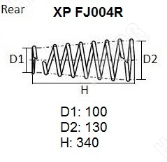NHK Пружина подвески XPFJ004R
