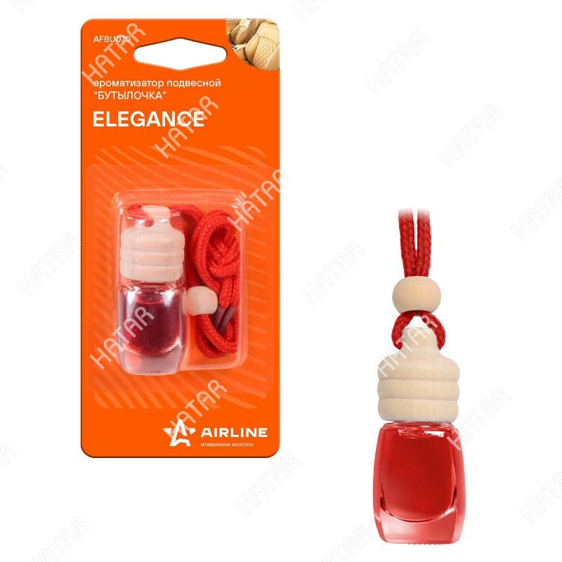 AIRLINE Ароматизатор подвесной бутылочка elegance AFBU070