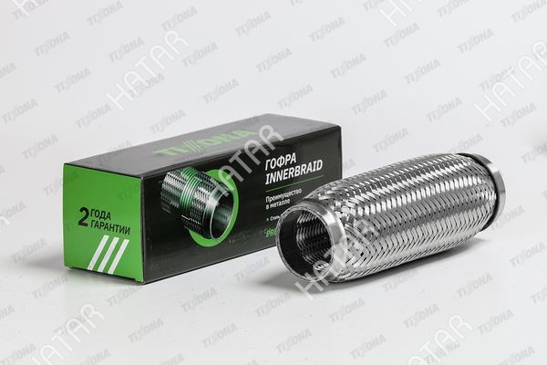 TIXONA Гофра aisi 304 with inner braid 50200