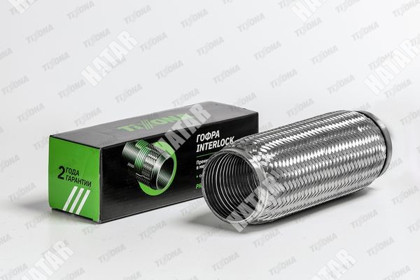 TIXONA Гофра 76/250 aisi 304 with interlock P76250