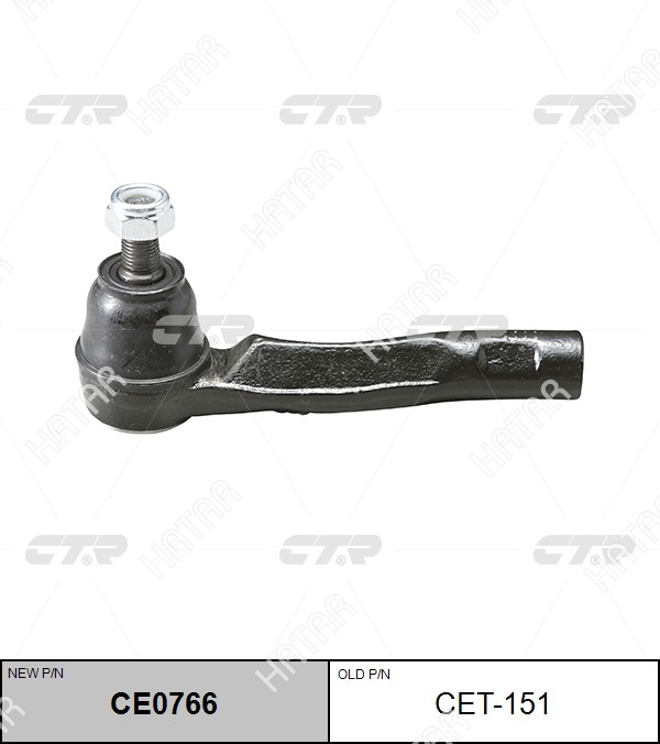 CTR Наконечник рулевой тяги CE0766
