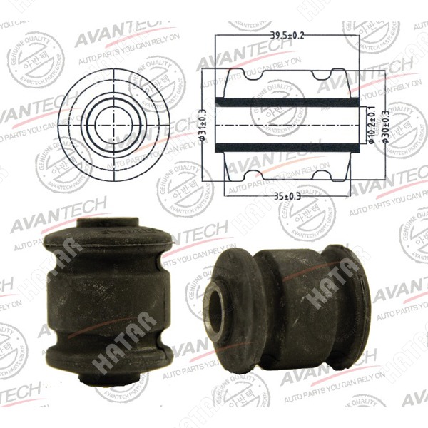 AVANTECH Сайлентблок переднего нижнего рычага внутренний ASB0137